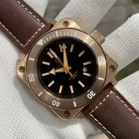 steeldive brand 45mm bronze watch super luminous sapphire glass 1000m waterproof nh35 automatic dive watch with bronze bezel