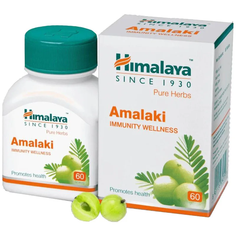 

Amalaki / Indian Gooseberry/Emblica Officinalis/ Antioxidant, Respiratory Infe ction/ Amla Natural Vitamin C 1bottle=60p