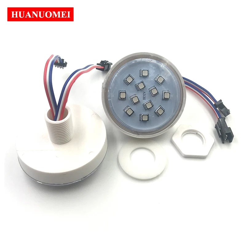 12V 24V 60 мм 9/12/18 светодиодов SMD 5050 UCS1903 пикселей RGB светодиодный светильник открытый