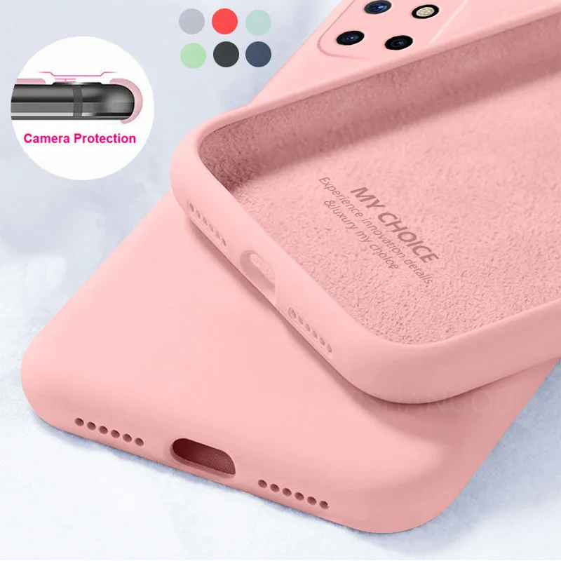 

For OnePlus 8T Nord 8 Pro 7 7T Pro 6T 6 Luxurious Liquid Silicone Phone Case For OnePlus 8T Nord 8 Pro Soft Shockproof Cover