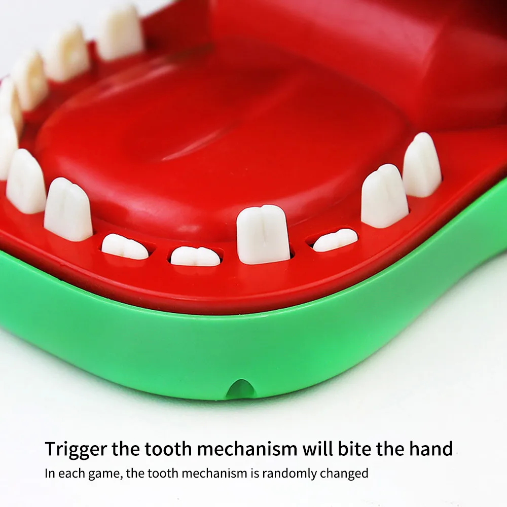 

Jokes Teeth Bite Toy Biting Finger Dentist Game Funny Crocodile Pulling Teeth Toys Kids Classic Biting Hand Crocodile Games Gift