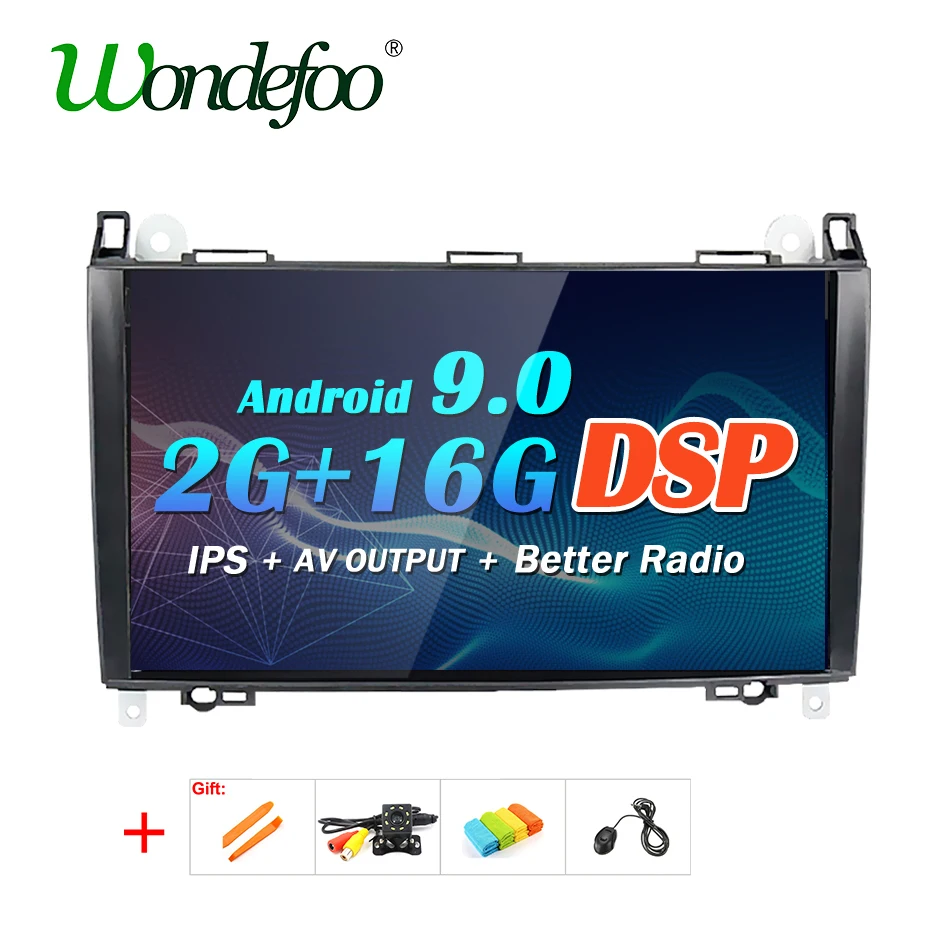 магнитола 2 din android 10 с экраном автомагнитола для Mercedes Benz Sprinter B200 B class W245 B170 W209 W169 Viano
