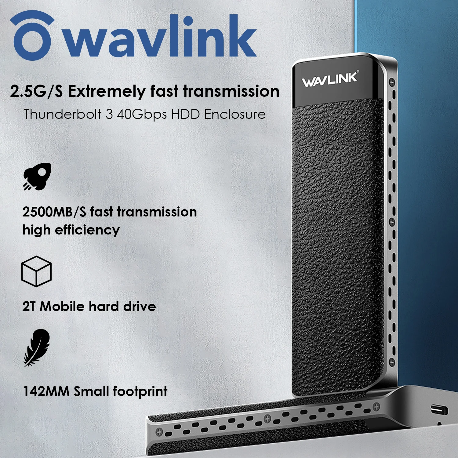 

Intel Certified USB C Thunderbolt 3 NVME SSD Enclosure Type-C Case M-Key NVMe Connector Excellent Dissipation for Window Mac OS