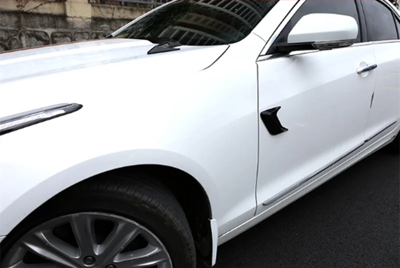 2pcs Car Side Vent Simulation Shark Gills Sticker Decorative For Jaguar XF XFL XE XJ XJL F-Pace F pace fpace X761 XJ6 XKR XK8 | Автомобили