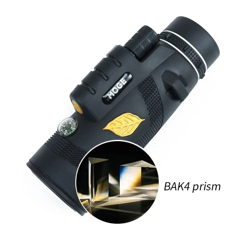 

12*50 Monocular Telescope High Definition Mini Pocket & Tripod Optional Zoom Scope Waterproof Bak4 Night Vision Travel Hunting