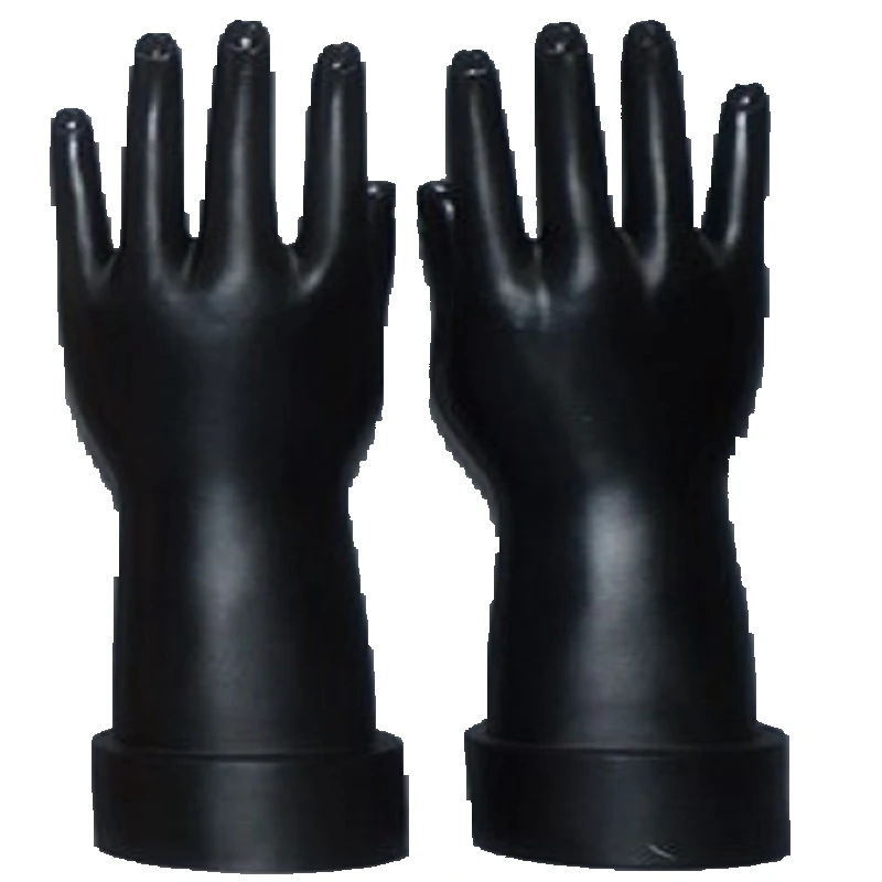 CAMMITEVER 2 шт. черные руки арт витрина часы кольцо браслет перчатки женские