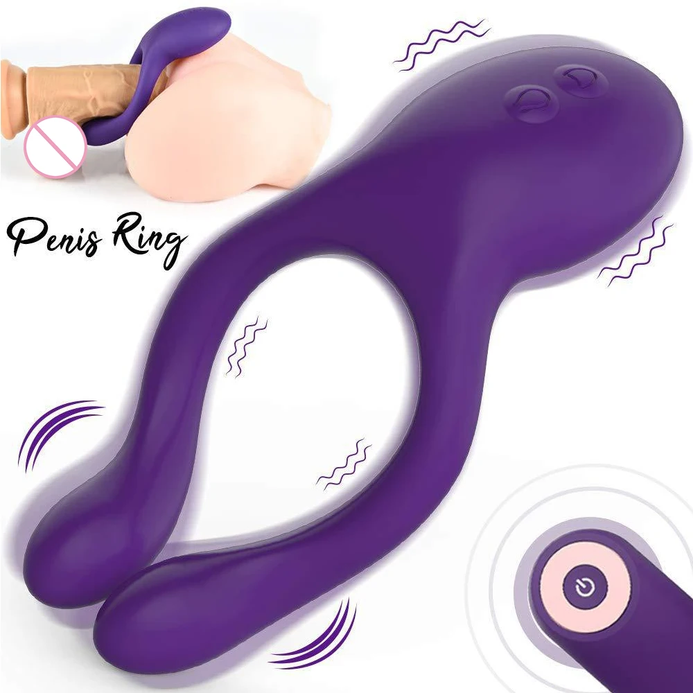Кольцо для пениса вибратор кольцо на пенис задержки эякуляции Секс игрушки пары