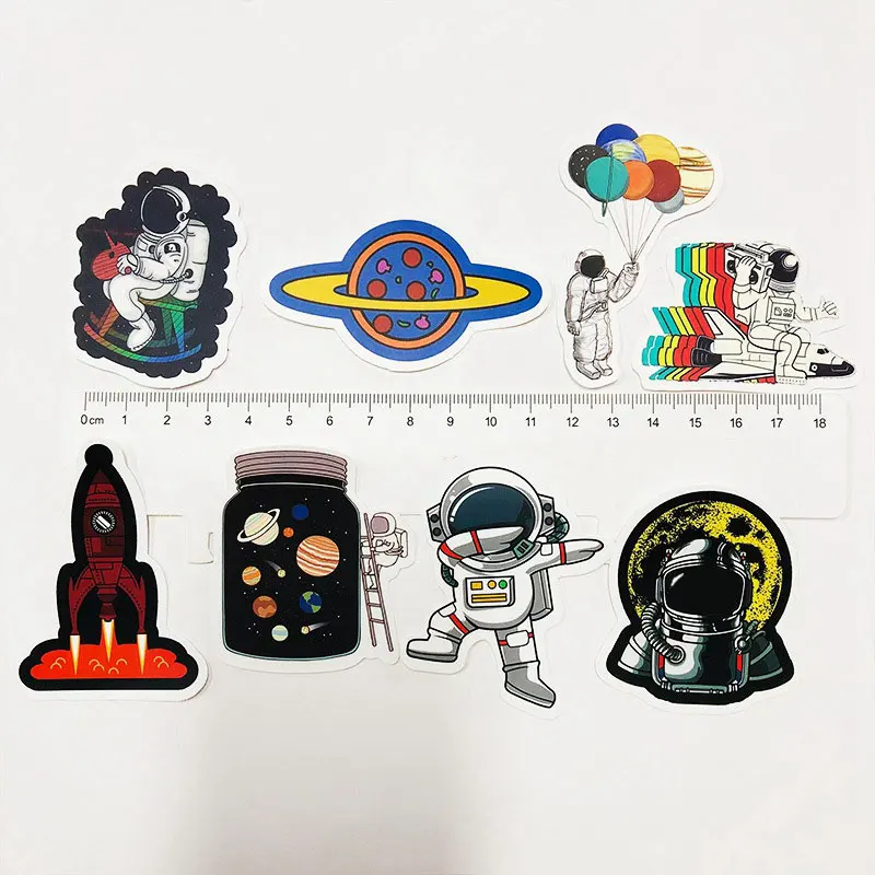 Stickers Kids Toys Laptop Motorcycle Space Unicorn Sticker Scrapbook Skateboard Graffiti Waterproof Stickers Pack 50pcs/Lot