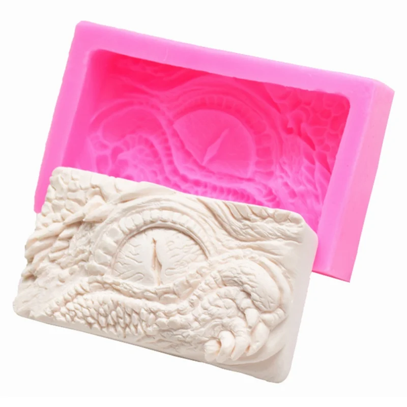 3D Dragon Eyes Pattern Cake Mold Silicone Moldd Fondant Chocolates Kitchen DIY Home Baking Tools | Дом и сад