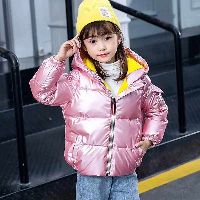 

New Boys Girls Winter Down Jacket Down Parkas Kids Clothes Thicken Keep Warm Childrens Outerwear Coats Student High Quality