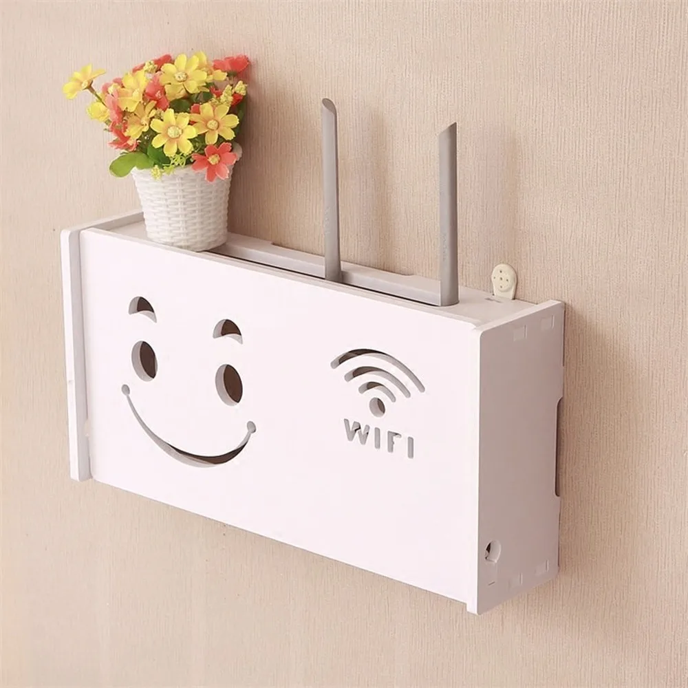Настенный Беспроводной ящик для хранения интернет роутера ПВХ панель