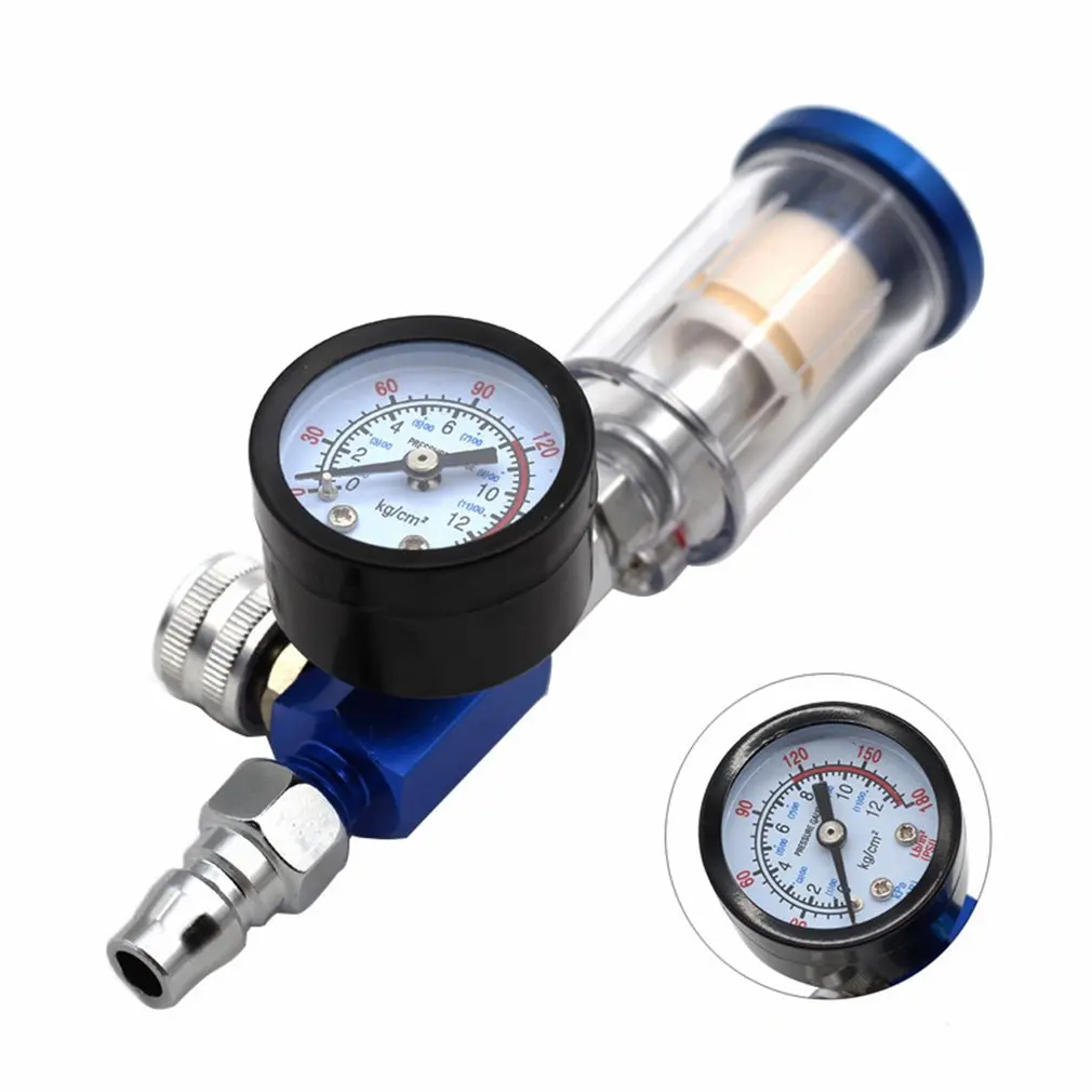 

Pneumatic spray gun Pressure regulator tail grid moisture filter oil-water separator copper core fiber small water grid