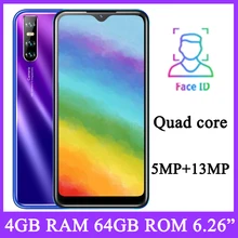 Mobile Phone P40 Pro Android Face ID Recognition 6.26 Water Drop Screen Unlocked Smartphone 4G RAM 64G ROM Original Cell Phone