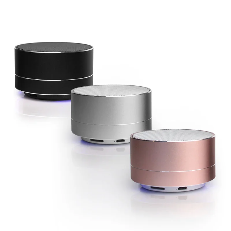 

A10 Outdoor Subwoofer MINI Portable Speaker Fm Radio Music Sound Box Aluminum Alloy Wireless Speaker