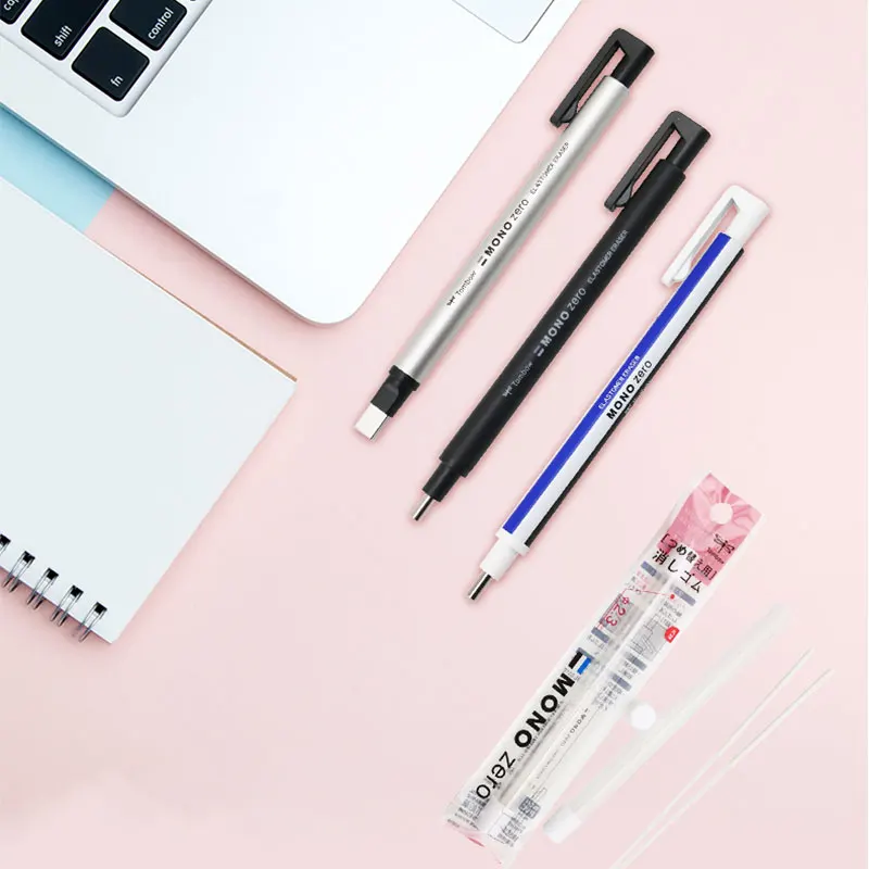 TOMBOW MONO Zero ластик механический ластик многоразового использования форма ручки резиновый пресс тип коррекция рисования школьные канцелярские принадлежности 1 шт