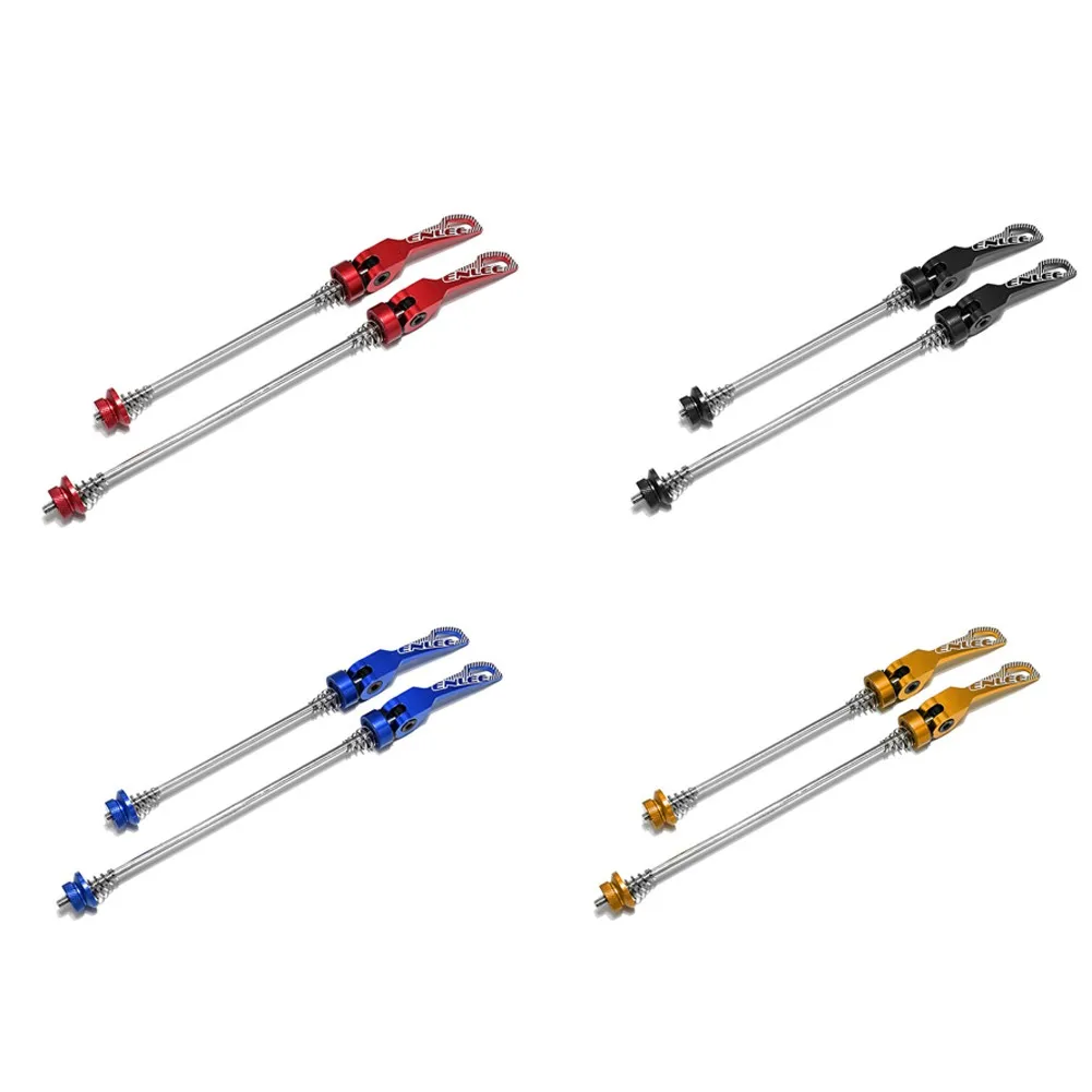 

2Pcs Mountain Bike Wheel Skewer Front/Rear Quick Release Lever Clip Bolt Axle Bicycle Shaft MTB Bicycle Quick Release Accessory