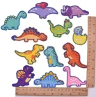 10 шт.компл. Дети Мальчики пользу Dinasours железашить на нашивки 