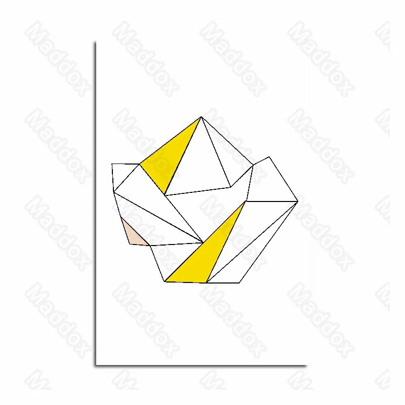 

Wall Pictures for Living Room Nordic Style Yellow Abstract Bedroom Cartoon Painting Mural Modern Minimalist Sofa Background Wall