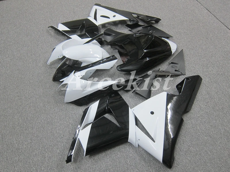 

New ABS Motorcycle Whole Fairings Kit For kawasaki Ninja ZX-10R ZX10R 2004 2005 04 05 Bodywork set black white cool