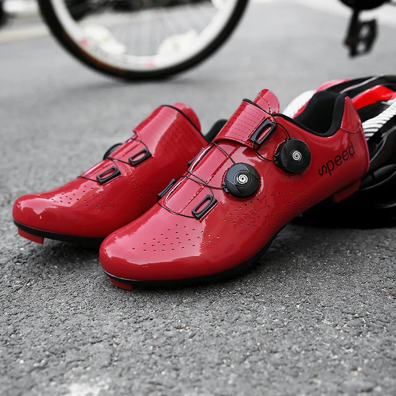 

Road cycling shoes colorful reflective color changing Professional Mountain Bike Breathable Bicycle Racing Shoes
