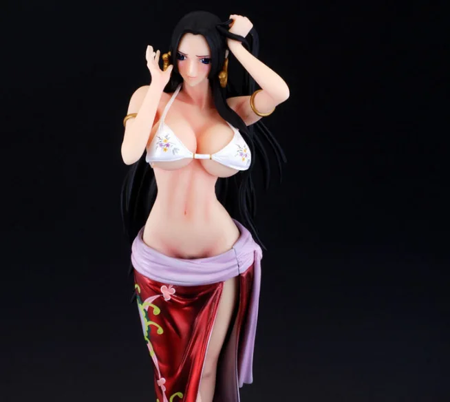 Anime Figures 35cm One Piece Boa Hancock Red blue purple PVC Action Figure Model Collection Toys Gift | Игрушки и хобби