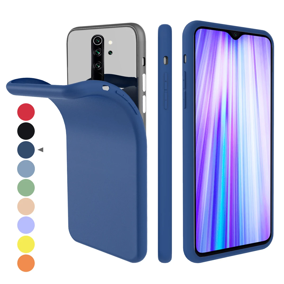 Чехол для Xiaomi Mi Note 10 чехол CC9 Pro A3 Redmi 8 7 7S K20 силиконовый матовый карамельных цветов