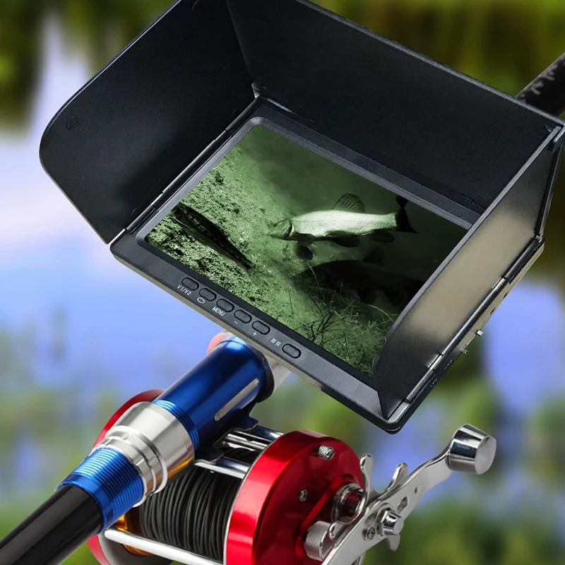 

Underwater Fishing Camera 7 Inch Visual Fish Finder Underwater HD Fishing Camera for Ice Lake Sea Boat Kayak Fishing