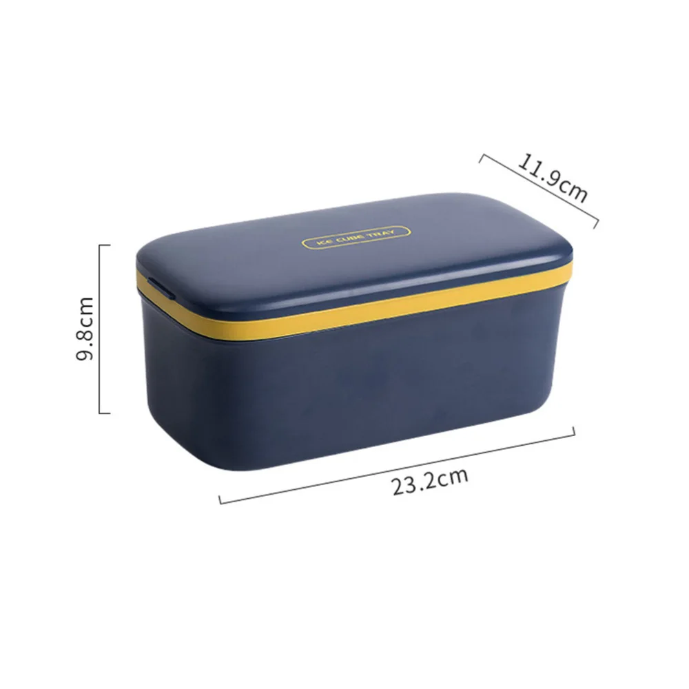 

1 Set Creative Silicone Ice Cube Tray Ice Cube Container for Home (Dark Blue)