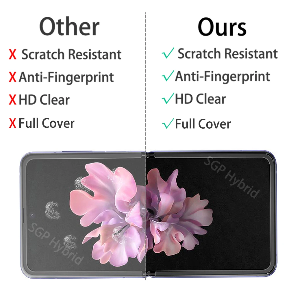 3pcs hydrogel film screen protector for samsung galaxy z flip soft protect film for samsung z flip3 phone protect film not glass free global shipping
