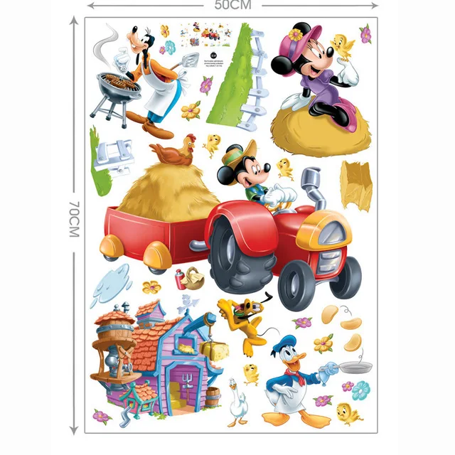 

Настенная наклейка MINISO Микки Маус и Минни Маус