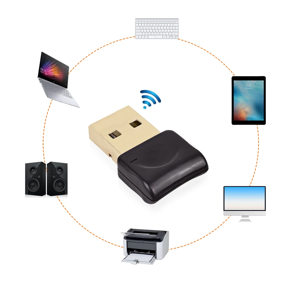 Wireless Bluetooth 5.0 Audio Adapter Dual Mode Wireless Receiver Transmitter USB 2.0 3Mbps Computer Bluetooth Dongle