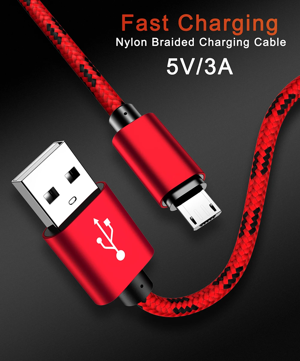 MUSTTRUE нейлоновый плетеный кабель 3A Micro USB зарядное устройство мобильный телефон кабель для android-устройств передачи данных для huawei для быстрой зарядки xiaomi