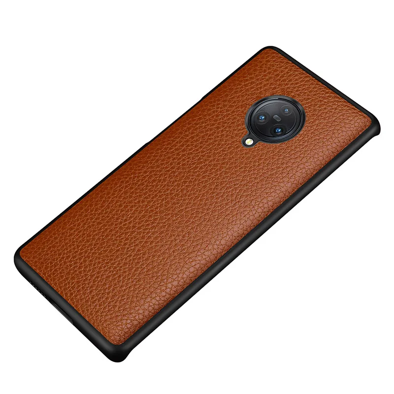 Коричневый SophiaLong чехол s для Vivo Nex 3 Coque чехол из натуральной кожи для Vivo Nex 3 NEX3 чехол для корпуса телефона с Litch узором Fundas - Цвет: Коричневый