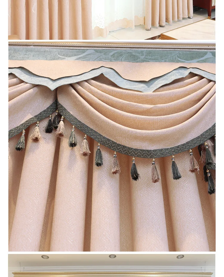 Высококачественная и нежная декоративная занавеска с вышивкой для гостиной занавески в комнату для спальни/кухонная оконная занавеска