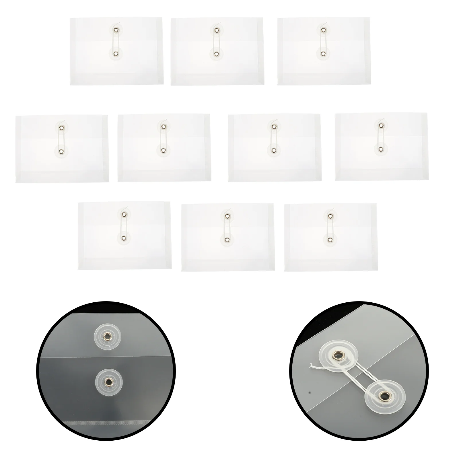 

10Pcs Mini Storage Pouches for Hand Account Waterproof File Storage Pouches
