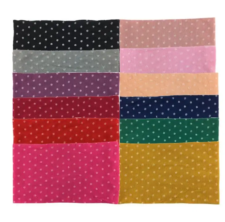 Нейлоновые повязки на голову в горошек для маленьких девочек и мальчиков широкая