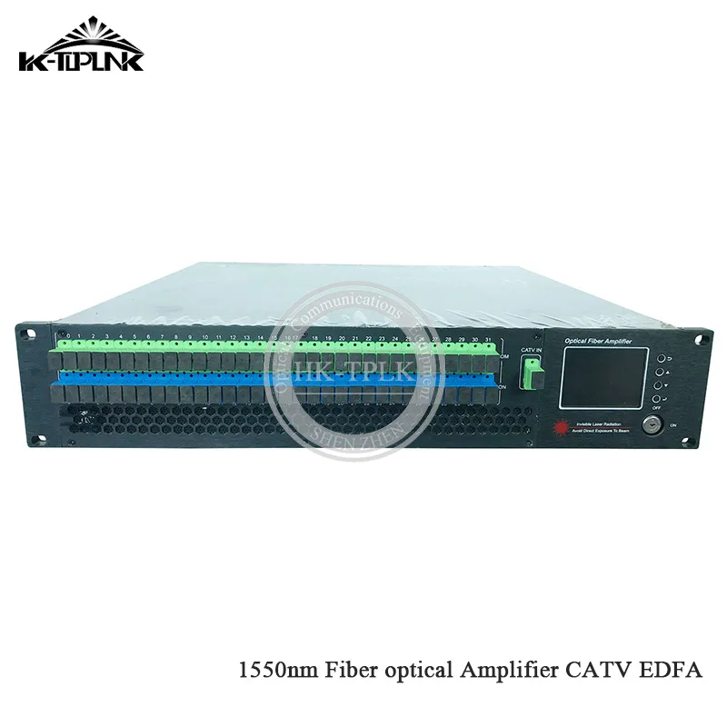 2U/ 80 Вт 32 порта 13dBm CATV EDFA WDM 1550nm оптический усилитель FTTH SC волоконный порт