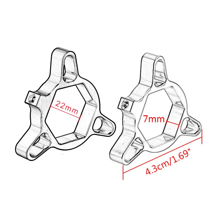 4 цвета мотоцикла 22 мм CNC алюминиевая вилка с регулировкой предварительной