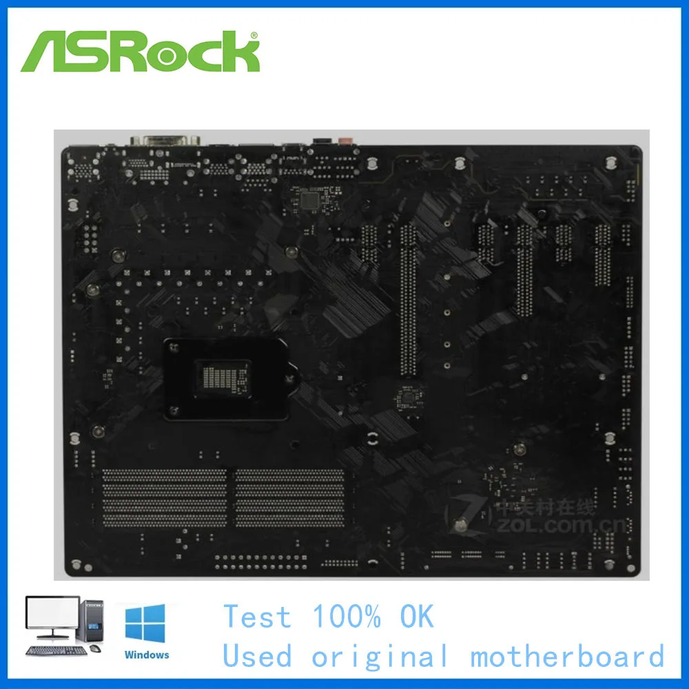 Материнская плата для компьютера ASRock Z170 Extreme 4 материнская LGA 1151 DDR4 настольного б/у