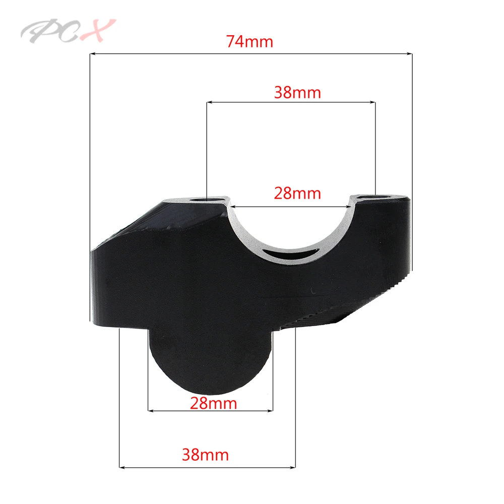 

Motor Handle Bar Clamp Extend Height Handlebar Riser Mounts for 1050 1090 1190 1290 ADV Super Adventure Duke GT Superduke