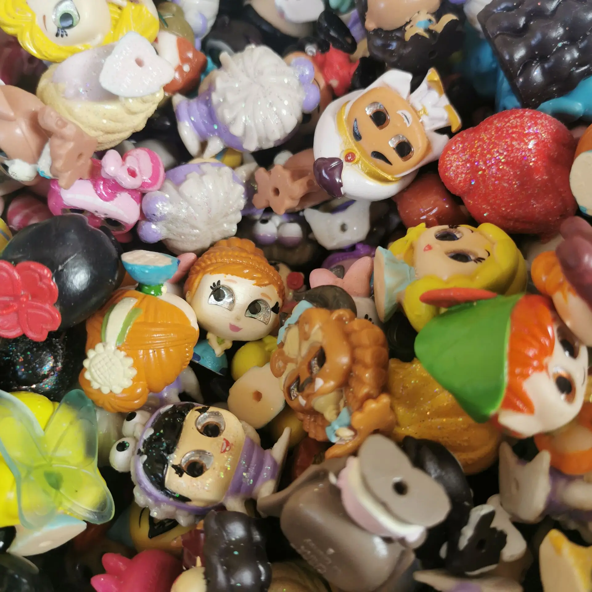 100 шт./лот 2020 случайные игрушки герои мультфильмов Микки принцесса 3D куклы