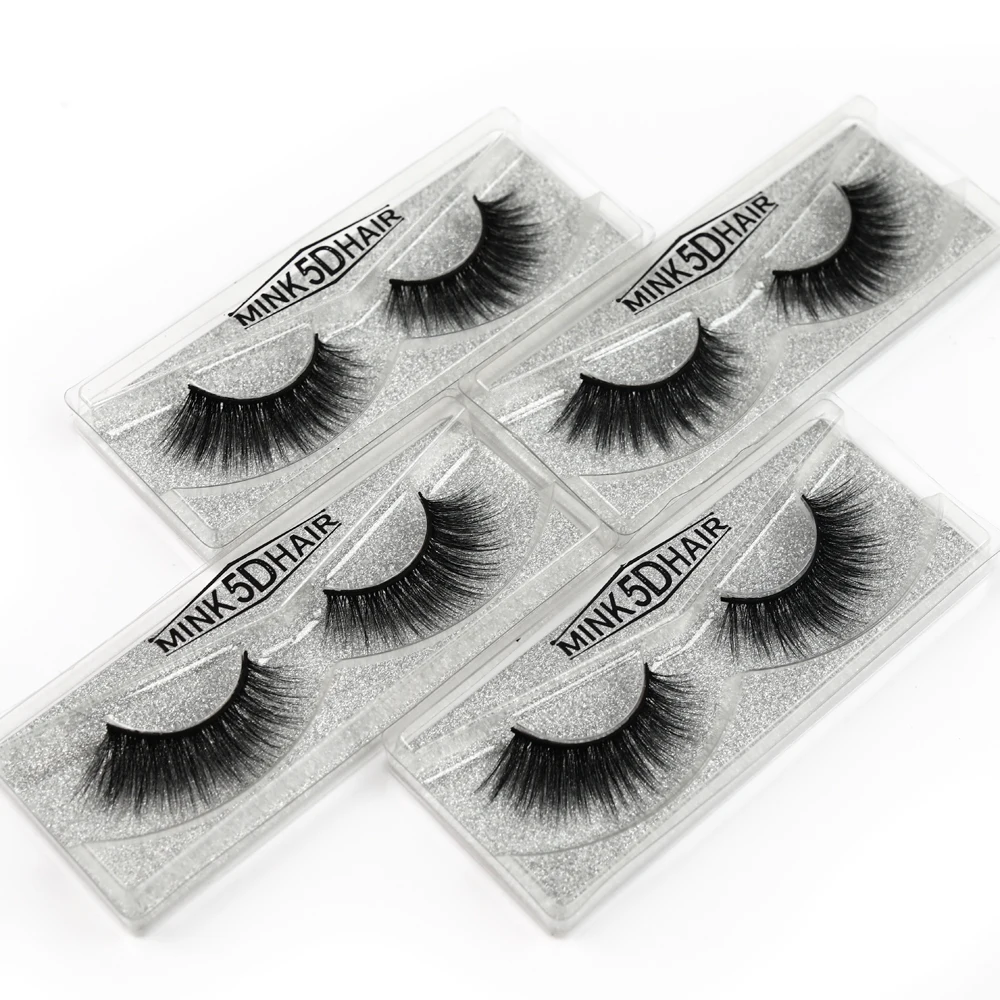 25mm Mink Eyelashes 25/50 pair Wholesale 3D Lashes packaging box Makeup Dramatic Long | Красота и здоровье