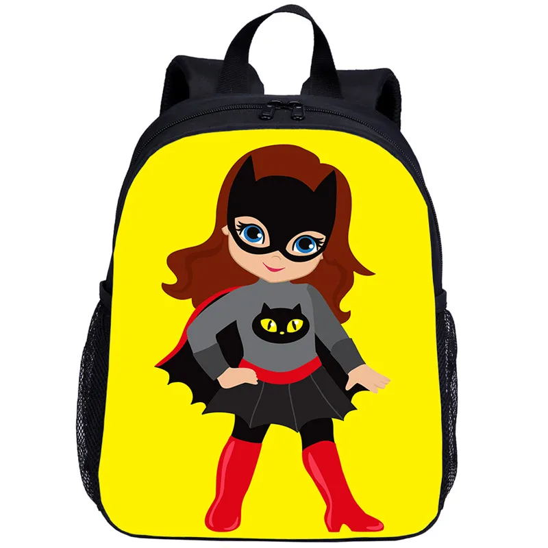Мини-рюкзак для детей девочек мальчиков аниме Мультяшные женщины супер маска