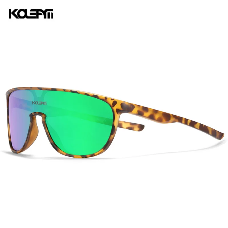

KDEAM Mirror Sunglasses for Men One Piece Shades UV400 Sports Goggle Women Oversized Sun Glasses With Free Box
