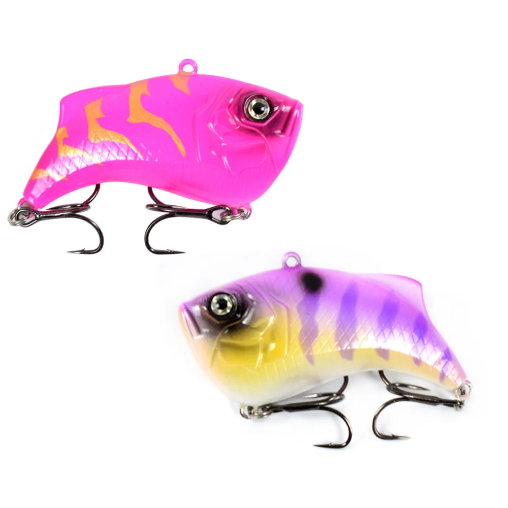 

65MM 14G VIB Crankbait Fishing Lures Sinking Status 3D Vivid Eyes Winter Rattling For Pike Weever Culter Alburnus In All Waters