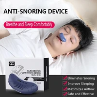 electric anti snoring prevention electronic device sleep stop snore aid device