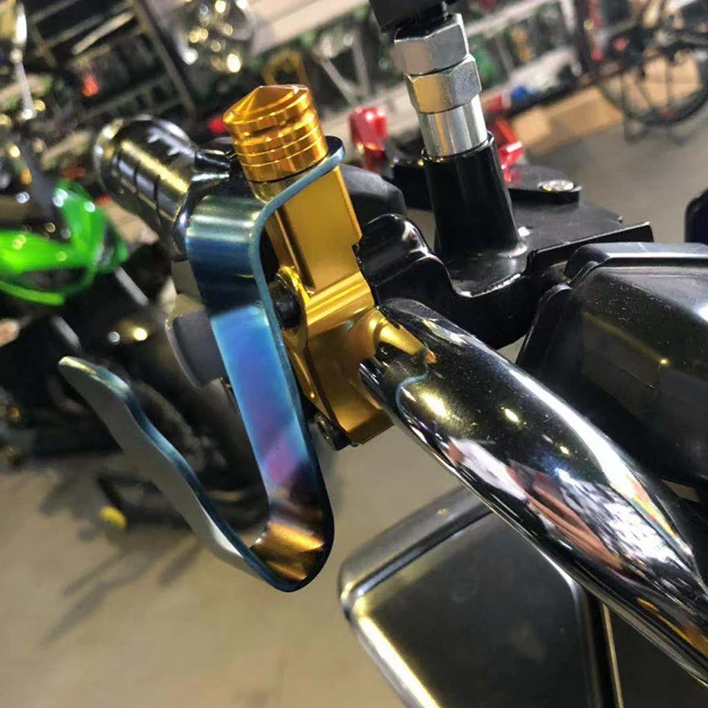 

New Motorcycle Stainless Steel Color Titanium Helmet Hook Mount Universal High-quality Motorcycle Accessories Helmet Hook Mount