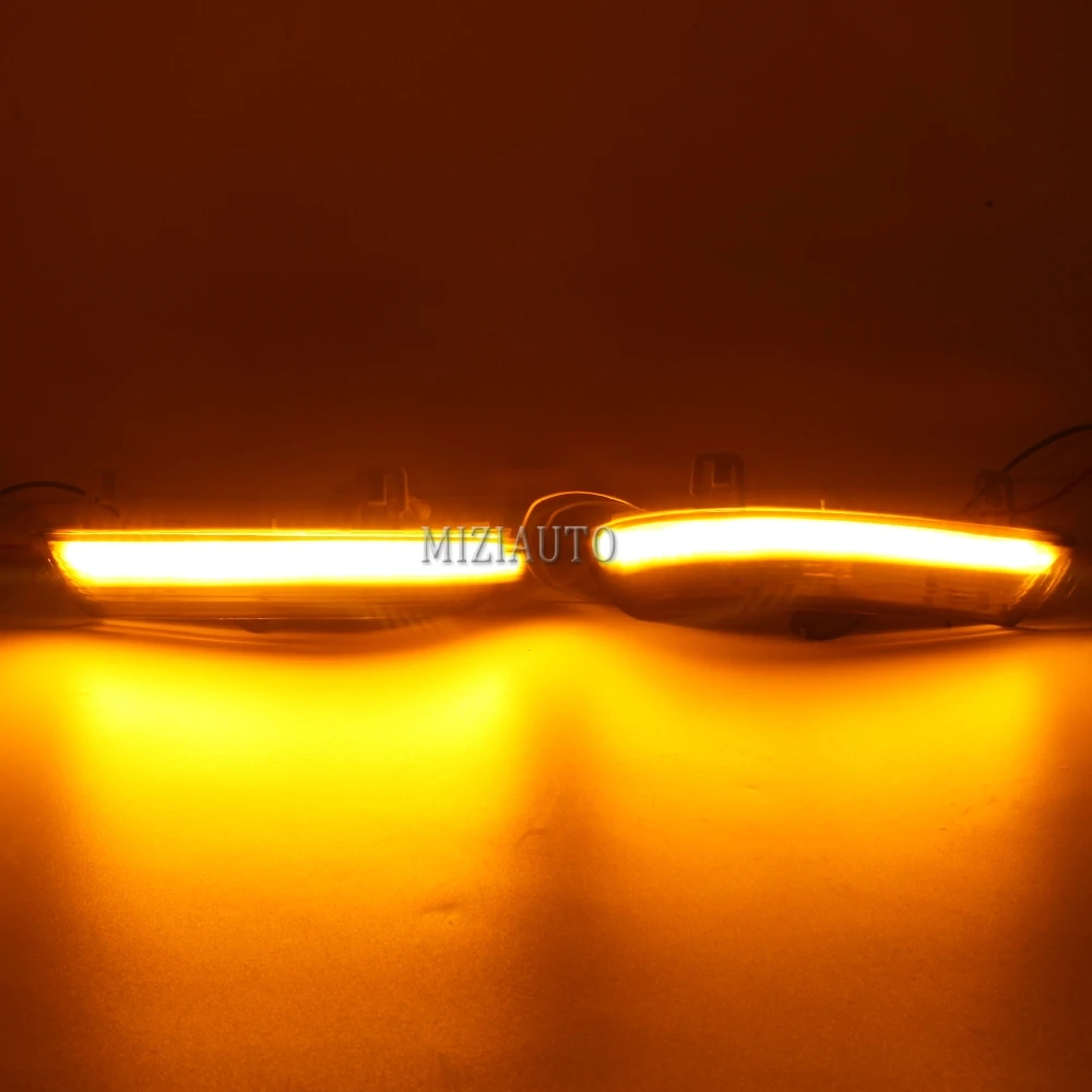 2 шт. зеркала индикатор динамический мигалка светодиодный поворотник светильник