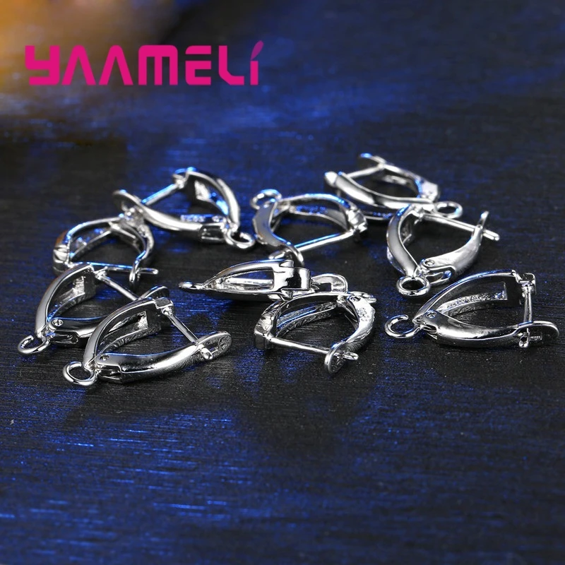 925 стерлингового серебра застежка для серег изготовления ювелирных изделий