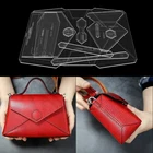 Новинка, Модный шаблон для шитья сумок, сделай сам, кожа ручной работы, акриловая версия, шаблон для рисования кожи, искусственной бумаги